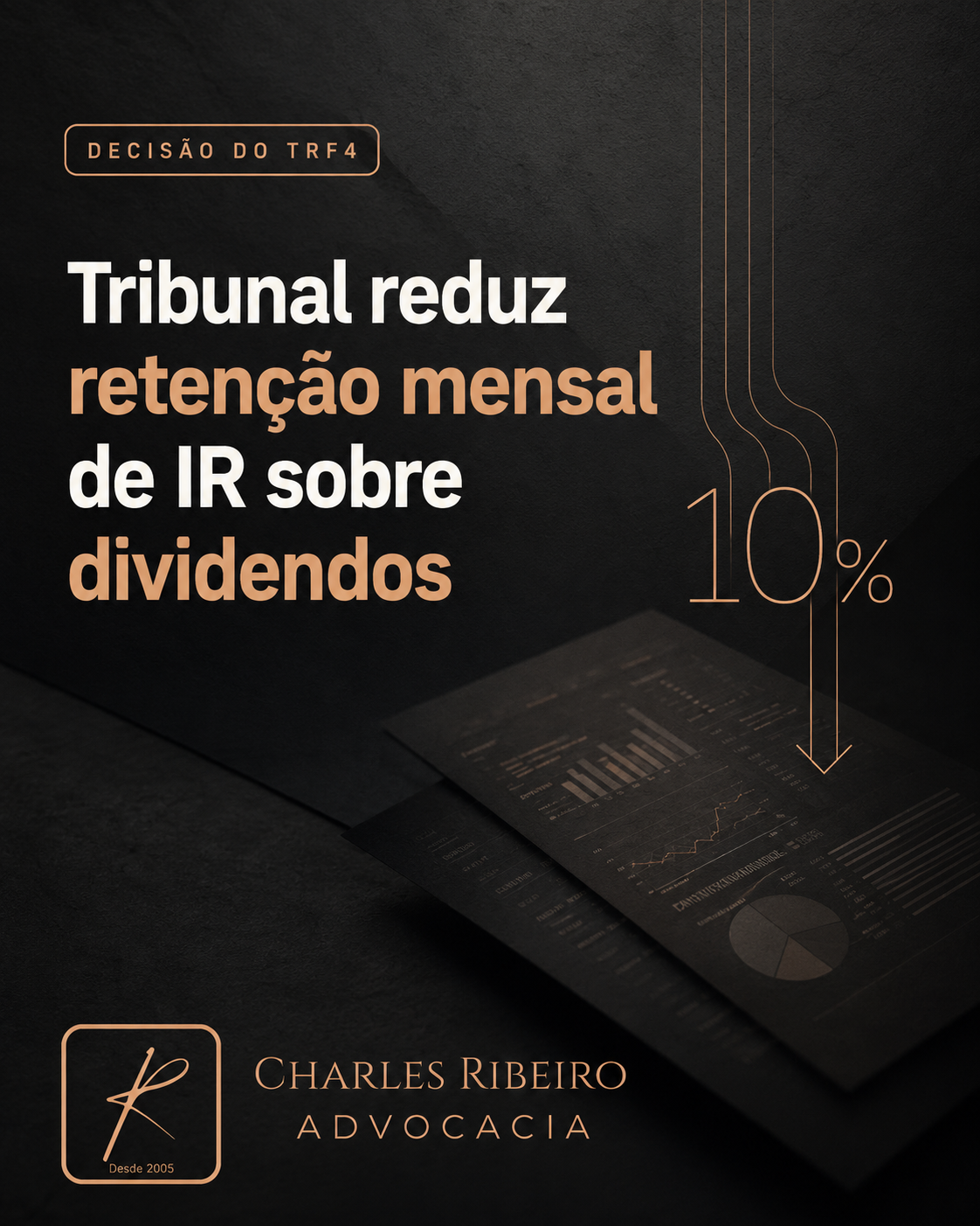 Capa sobre retenção de Imposto de Renda em dividendos acima de R$ 50 mil.
